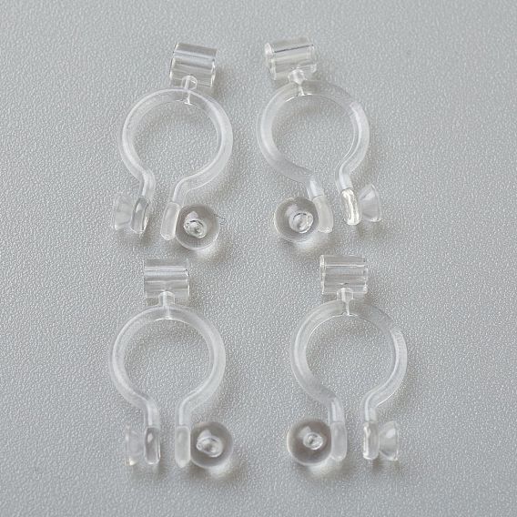 Пластиковые серьги с клипсами, для не проколотых ушей