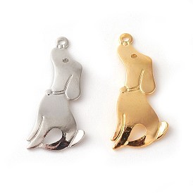 Латунные подвески для щенков, стойки покрытие, собака прелести