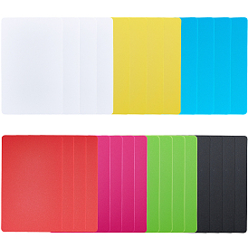 28шт. 7 цветные пластиковые листы, прямоугольные