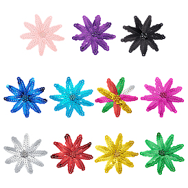 33 шт. 11 цвета, цветы, ПВХ, блестки, пайетки, украшения, аксессуары, для одежды своими руками, пакет, брюки, украшение обуви