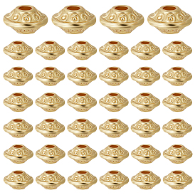 80 бусины из сплава шт., долговечный, двухконусные