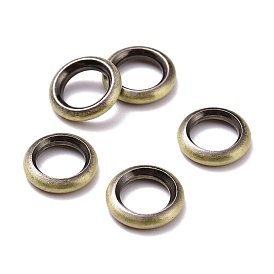 European Style Brass Beads, Large Hole Beads, Cadmium Free & Lead Free, Ring