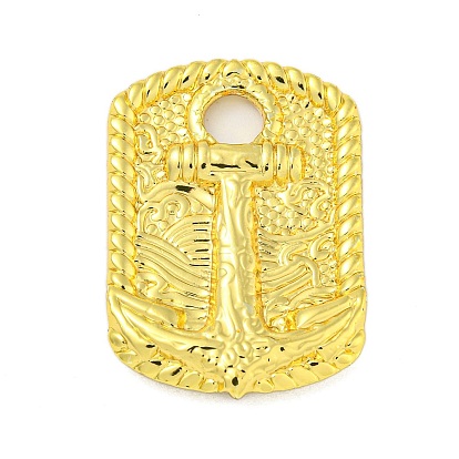 304 подвески из нержавеющей стали, прямоугольник с подвеской в виде якоря