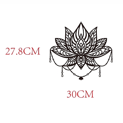 Iron Wall Art Decorations, for Front Porch, Living Room, Kitchen, Flower