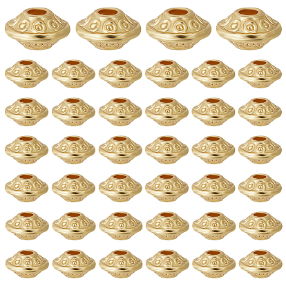 80 бусины из сплава шт., долговечный, двухконусные