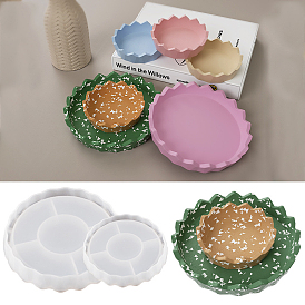 DIY Silicone Storage Tray Molds, Resin Casting Molds, for UV Resin, Epoxy Resin Craft Making
