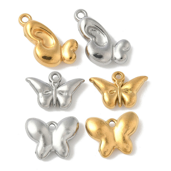 304 подвески из нержавеющей стали, ионное покрытие (ip), очарование бабочки