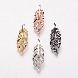 Коннекторы, латунь, кубический цирконий, лист