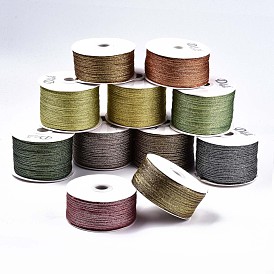 Glitter Metallic Ribbon, Sparkle Ribbon, with Silver and Golden Metallic Cords, Valentine's Day Gifts Boxes Packages
