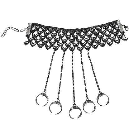 2шт. готические браслеты-кольца на Хэллоуин для женщин