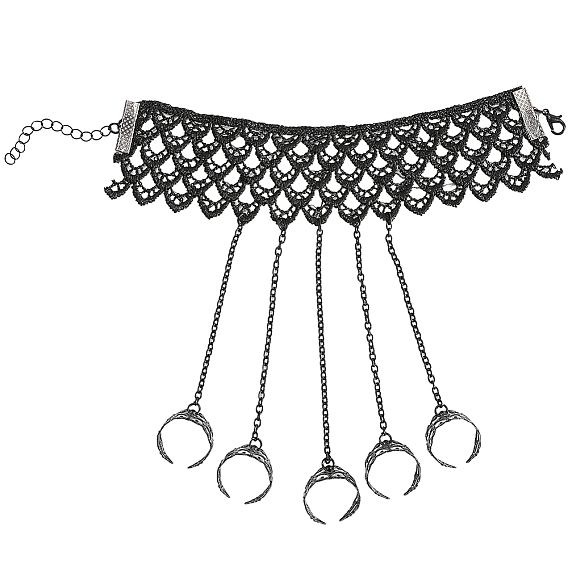 2шт. готические браслеты-кольца на Хэллоуин для женщин