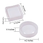 2Pcs 2 Styles Silicone Molds, Resin Casting Molds, For UV Resin, Epoxy Resin Jewelry Making, Square & Semi-sphere
