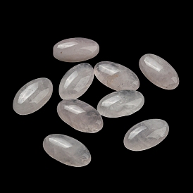 Natural Rose Crystal Cabochons, Rice