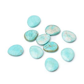Cabujones de piedras preciosas naturales, teñido, lágrima