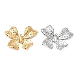 Pendentifs en acier inoxydable, charmes de papillon