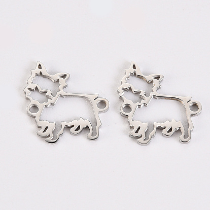 304 соединительные звенья нержавеющие, лазерная резка, собака