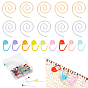 Knitting Tool Kit, including Iron Crochet Stitch Marker, Crochet Clip & Head Pins, Eco-Friendly ABS Plastic Knitting Crochet Locking Stitch Markers Holder