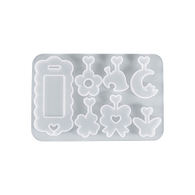 DIY Food Grade Silicone Display Molds, Resin Casting Molds, Clay Craft Mold Tools, Rectangle