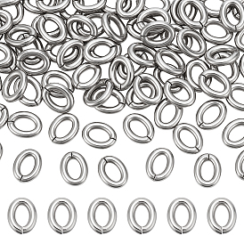 304 из нержавеющей стали открыты кольца прыжок, овальные