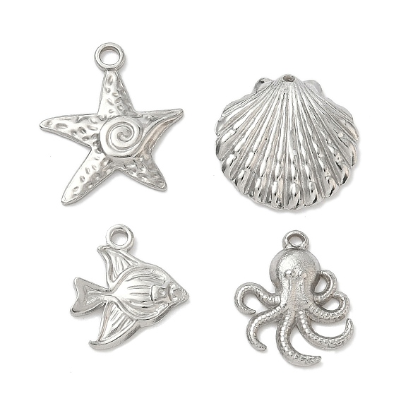 Морской звериный стиль 304 подвески из нержавеющей стали, анти-тускнение