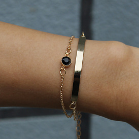 Fashionable Double-layer Metal Bracelet - Simple and Sexy Hand Ornament