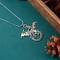 36Pcs Flying Dragon Charms Pendant Tibetan Style Alloy Charm Animal Pendants Mixed Color for Jewelry Handmade Making