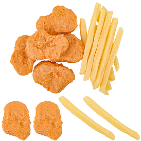 15Pcs Artificial Plastic Model, Imitation Food, for Display Decorations