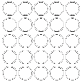 100шт 304 соединительное кольцо из нержавеющей стали, круглые кольца