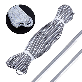 Отделка губного шнура светоотражающим волокном, шнур для труб