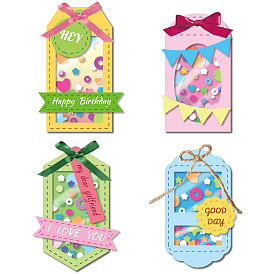 Углеродистая сталь разрезает трафареты, Шаблон для изготовления бумажных карточек с декоративным тиснением для скрапбукинга своими руками, художественный промысел