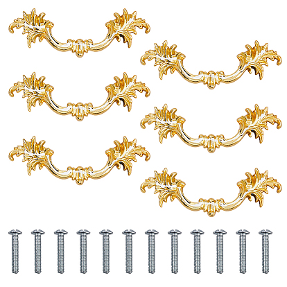 Дверные ручки шкафа из цинкового сплава, кухонный ящик тянет ручки шкафа, с винтом