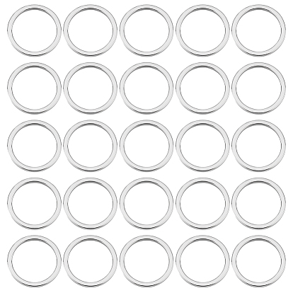 100шт 304 соединительное кольцо из нержавеющей стали, круглые кольца