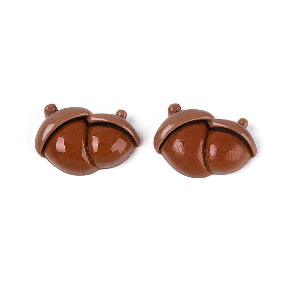 Непрозрачная смола декодирует кабошоны, лесной орех