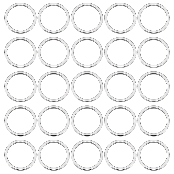 100шт 304 соединительное кольцо из нержавеющей стали, круглые кольца