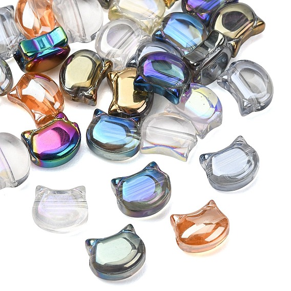 Electroplate Glass Beads, Cat