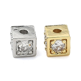 Латунные микропаве из прозрачного кубического циркония, без кадмия и без свинца, стойки покрытие, долговечный, кубические