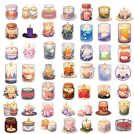 Самоклеящиеся наклейки на свечи из ПВХ с героями мультфильмов, водонепроницаемые наклейки, для праздничных декоративных подарков, детская художественная поделка