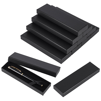 Estuche rectangular para guardar bolígrafos y papel, caja de regalo