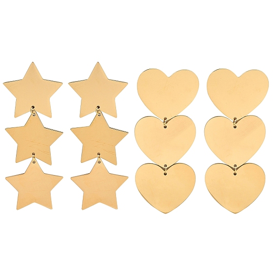 304 серьги-гвоздики из нержавеющей стали для женщин, реальный 18 k позолоченный