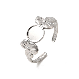 304 настройки кольца открытой манжеты из нержавеющей стали, плоско-круглые