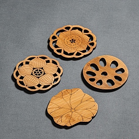 Wood Coaster, Cup Mat, Flower