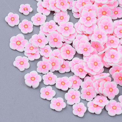 Handmade Polymer Clay Cabochons, Fashion Nail Art Decoration Accessories, Flower