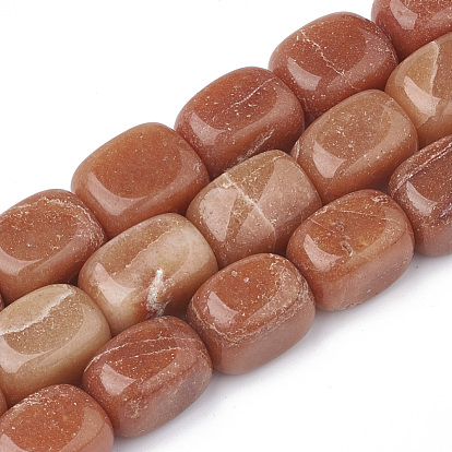 Perles aventurine naturelle brins, pierre tombée, nuggets