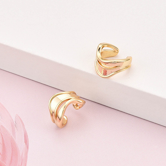 Латунь манжеты серьги, арка