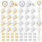 Kits de fabricación de pendientes de bricolaje, incluyendo fornituras de aretes de latón, 304 Tuercas para pendientes de acero inoxidable y latón