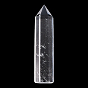 Natural Quartz Crystal Hexagon Prism Home Display Decoration, Healing Stone Wands, for Reiki Chakra Meditation Therapy Decos