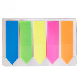 Neon Color PET Please Sign Here Arrow Index Tabs, Sign Here Sticky Note Flags Label Tags