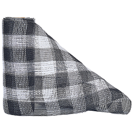 Полиэстеровая декоративная сетчатая лента для новогодних елок, венки, гирлянды, художественные ремесла украшения