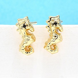 Латунь серьги, долговечный, без свинца и без кадмия