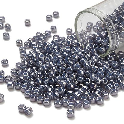 Круглые бусины тохо, японский бисер, прозрачный золотой блеск